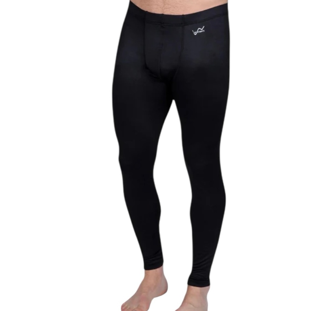 Watsons Base Layer Long Johns Black Thermal Underwear Bottoms Mens Size Medium